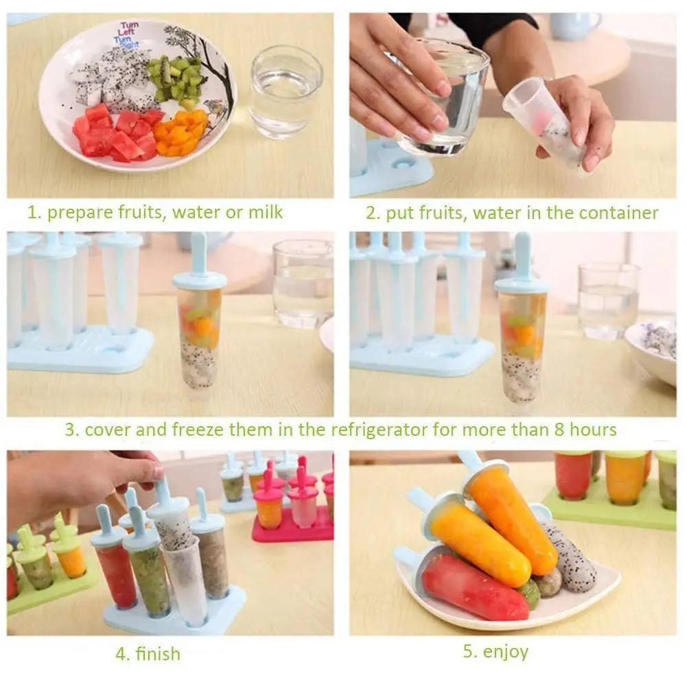 6 ячеек круглая форма летние аксессуары кухонные инструменты сделай сам для