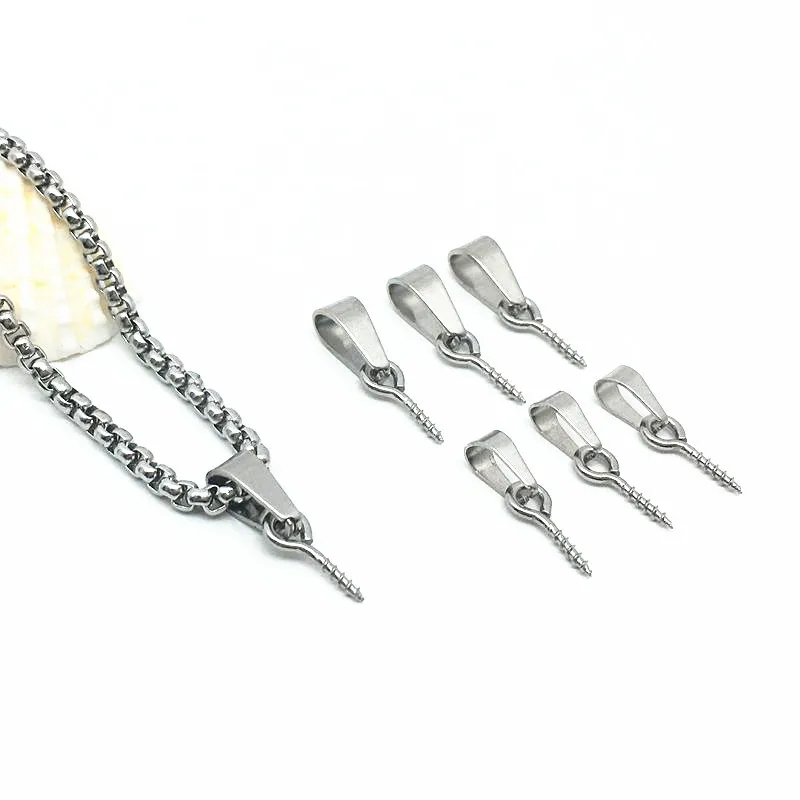 

Зажимы для бижутерии из нержавеющей стали 316L, 20 шт./лот