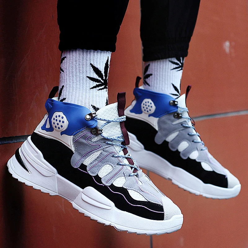 Профессиональный для мужчин баскетбольные кроссовки Off Классические Все белые