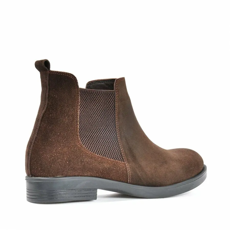 

Women Boots Mink Shoes Women Brown-Suede Boots Vzn19-141K