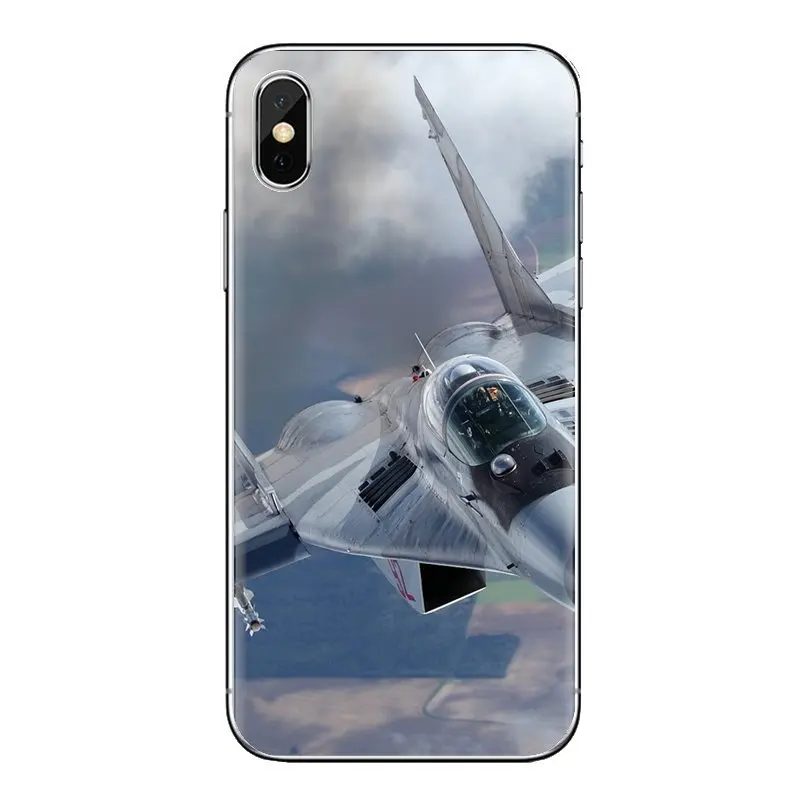 For Samsung Galaxy S2 S3 S4 S5 MINI S6 S7 edge S8 S9 Plus Note 2 3 4 5 8 Coque Fundas Transparent Soft Shell Covers Air Force |