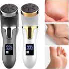 Пилка для ухода за ногами, пятки, удаление электрические педикюрные инструменты омертвевшей кожи, прибор для чистки ног, светодиодный дисплей, твердой, потрескавшейся