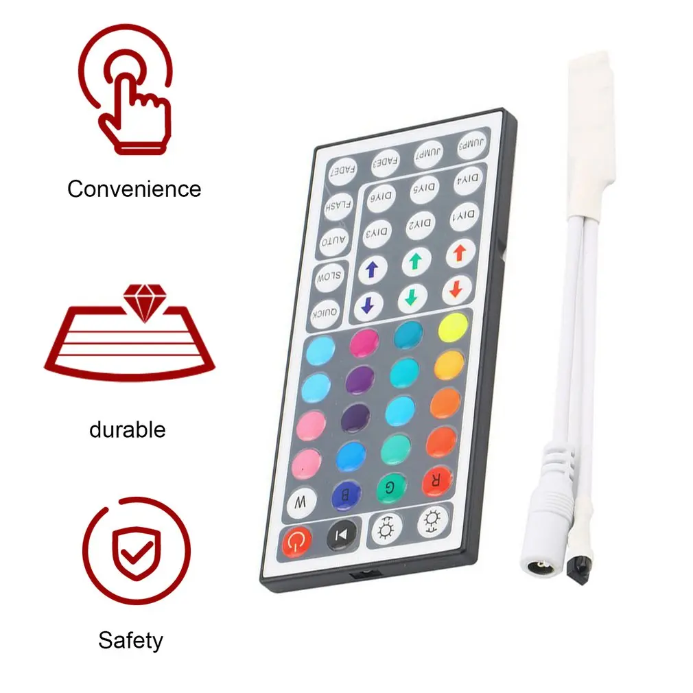 Новый 44 клавишный ИК пульт дистанционного управления для 5050 3528 SMD RGB Светодиодный