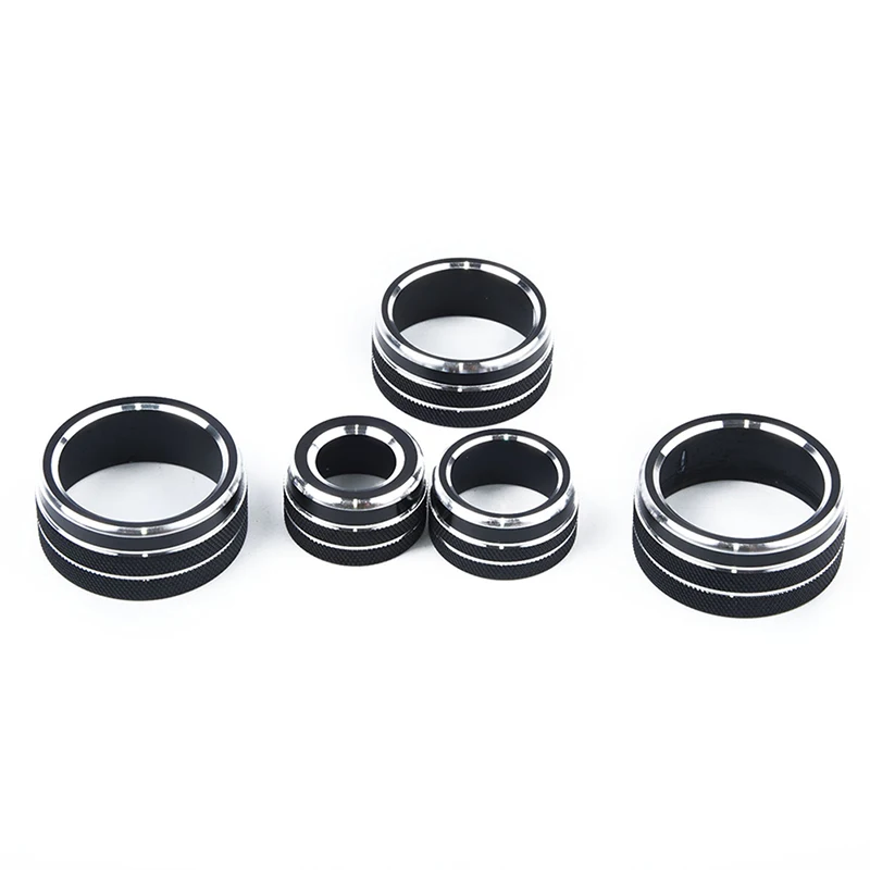 5 шт. черная кнопка для автомобильного кондиционера с функцией звука круглая