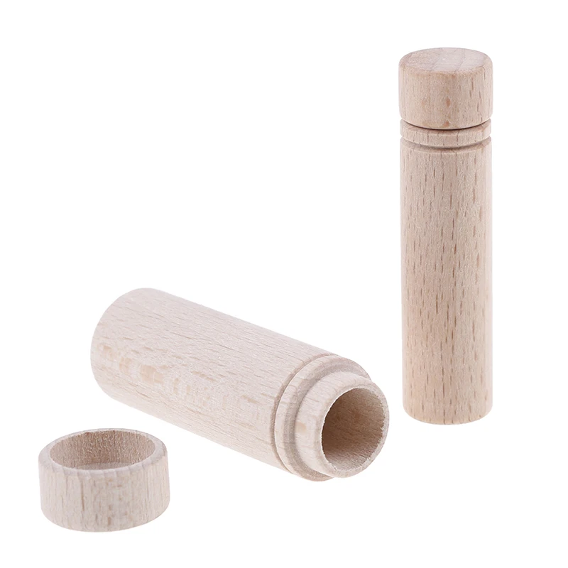 

Needles Storage Case Wooded Container DIY Sewing Embroidery Pins Organizer