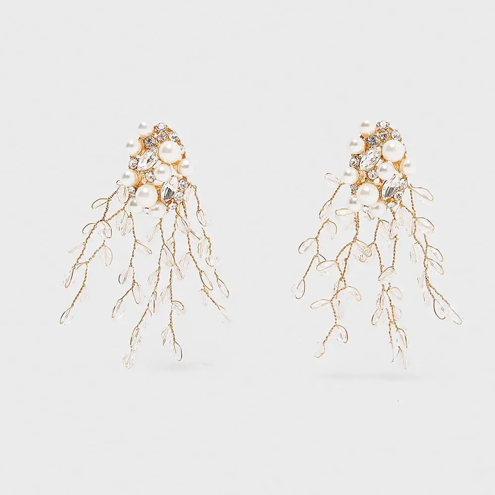 Girlgo New Za/жемчужные серьги с болтающимися частями для Для женщин летние пляжные в виде ракушки утверждающий кулон серьги со стразами Макси Праздничная бижутерия