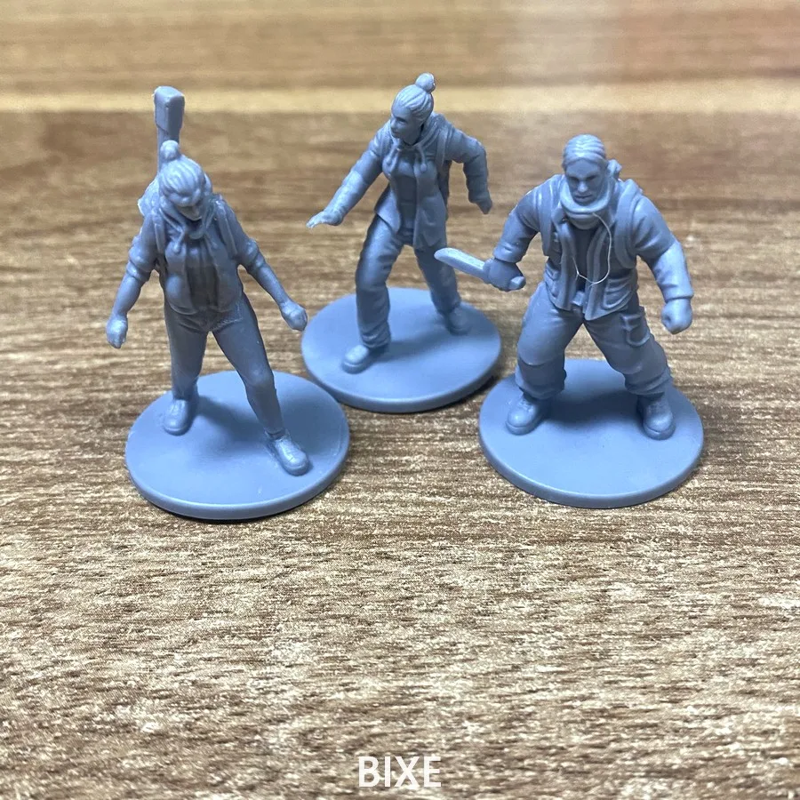 Серая миниатюра людей для этой войны в шахте 7 шт. партии настольные игры фигурки