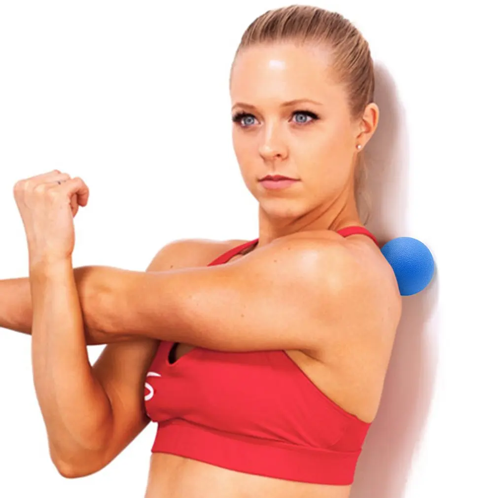 

Fitness Relieve Gym Single Ball Massage Ball Training Fascia Hockey Ball 6.3cm Massage Fitness Balls Relax Muscle Balls