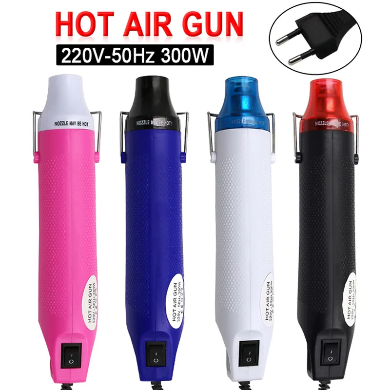 

220V Handheld Hot Air Gun Bubble Removing Tool 300w Hot Air Electric Power Tool,Plastic DIY Color Tool