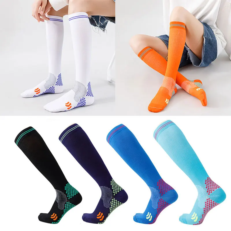 

Simple Popular Unisex Pressure Calf Socks Stylish Casual Shaping Stockings Absorbs Sweat Breathable Soft Sports Stretch Socks