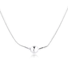 Женское колье-чокер из серебра 925 пробы с эссенцией