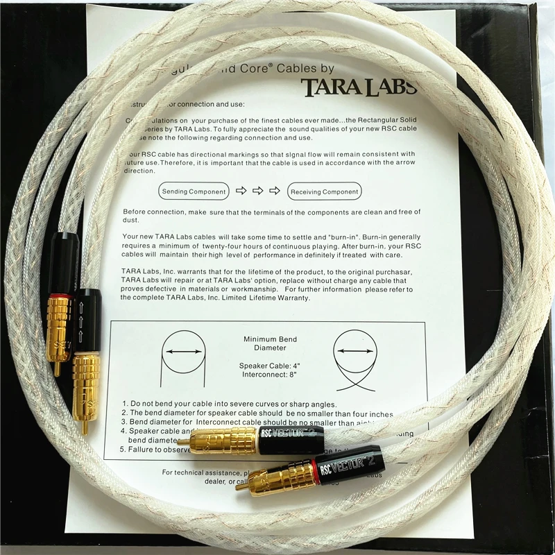 Кабели HIFI Auio RCA Taralabs RSC Vector-2 соединительный кабель с золотой штекером |