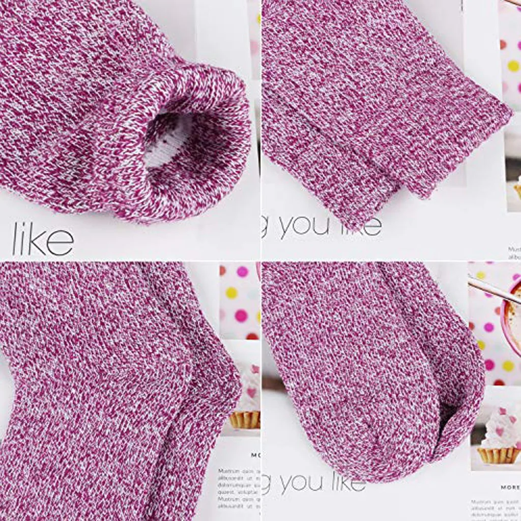 

6 Pairs Women Girls Fashion Strip Print Street Middle Tube Socks Stockings Super comfortable Breathable Cotton