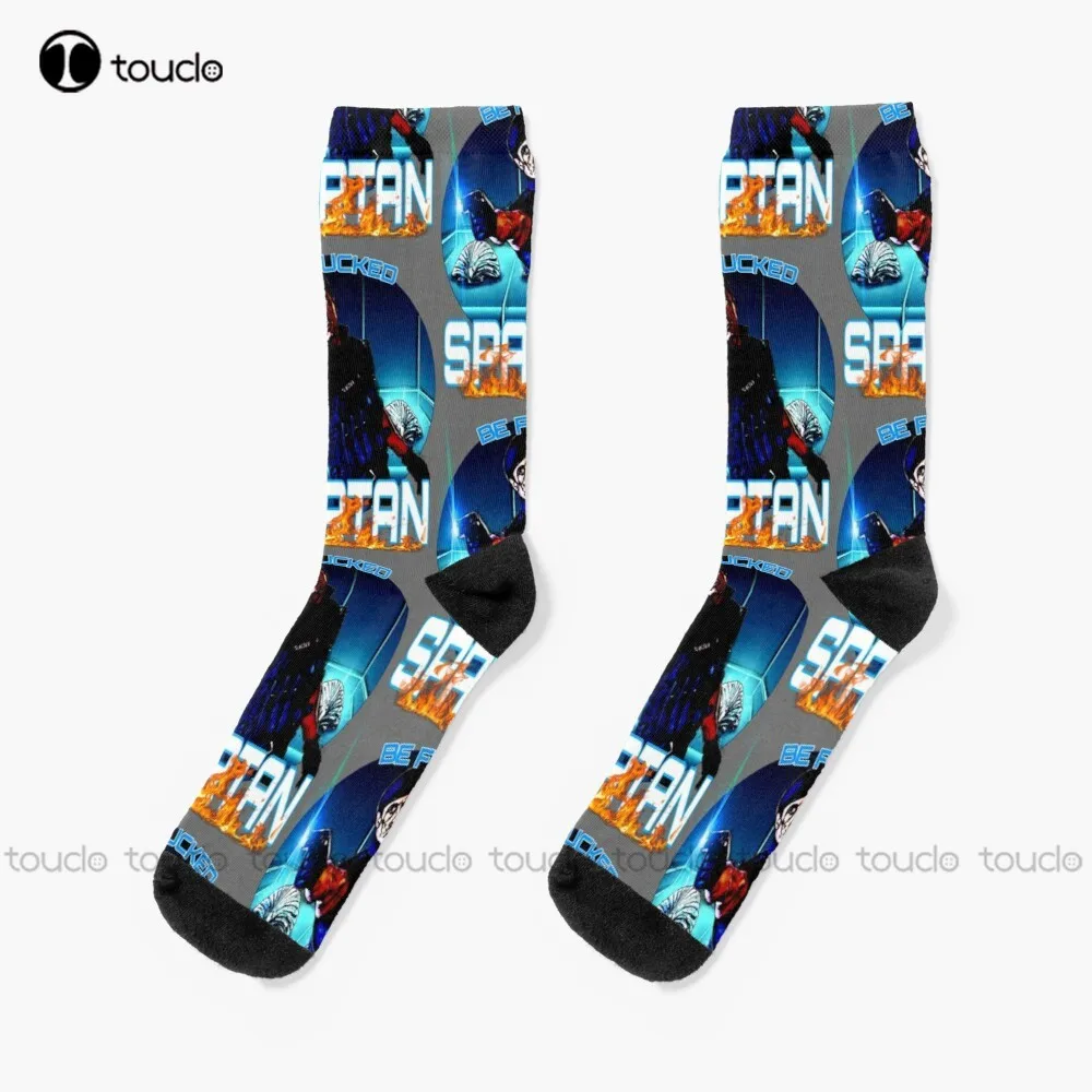 

Demolition Man John Spartan Socks Womens Thanksgiving Christmas New Year Gift Unisex Adult Teen Youth Socks Custom Funny Sock