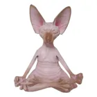 Статуэтка для медитации кошки, Сфинкса из смолы