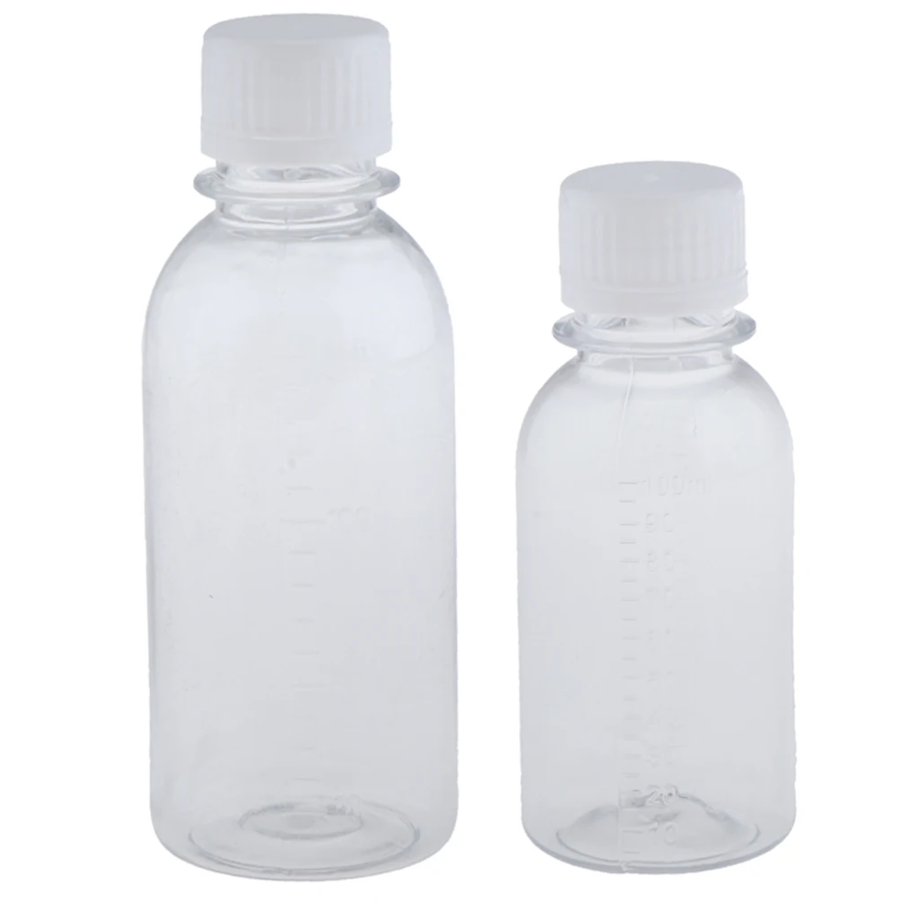 

10pcs Empty Cosmetic Container Plastic Liquid Bottle Vial for Travel 100/150ml