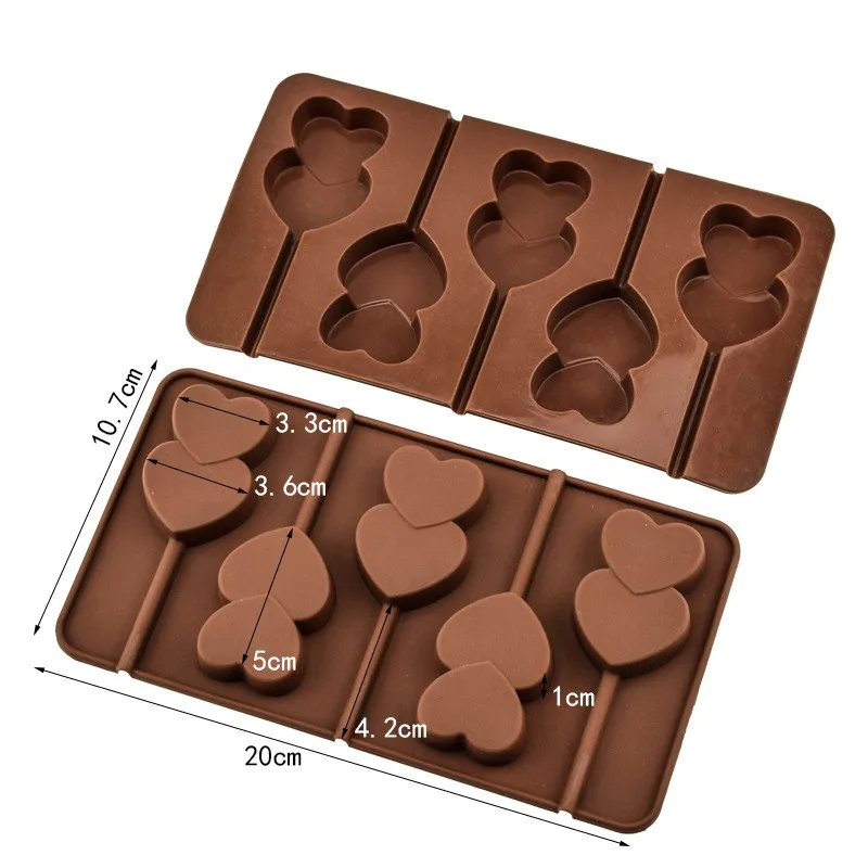 

Silicone Round Lollipop Mold DIY Chocolate Baking Tools Cake Candy Pastry Baking Supplies Kitchen Tooling Reusable Gadget