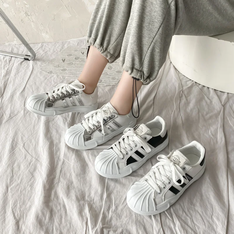 

Women's Sports Shoes Color Matching Lace-up Thick-soled Running Shoes Summer Casual and Comfortable Women's Shoes Non-slip Shoes