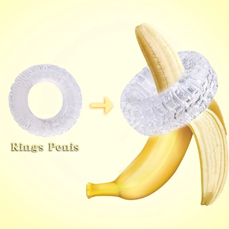 2 шт./компл. Силиконовое кольцо для мужского пениса Мастурбация многоразовые
