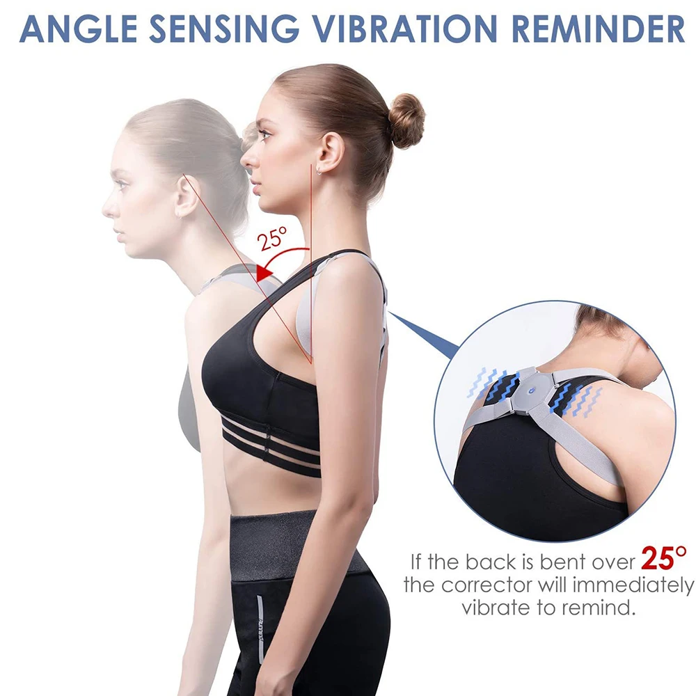 Регулируемый смарт тренажер для Осанки Спины Корректор осанки верхняя часть
