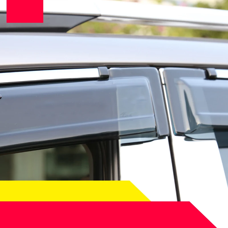 

Acrylic material car window rain shield for toyota rav4 2012 2013 2014 2015 2016 2017 2018 xa40