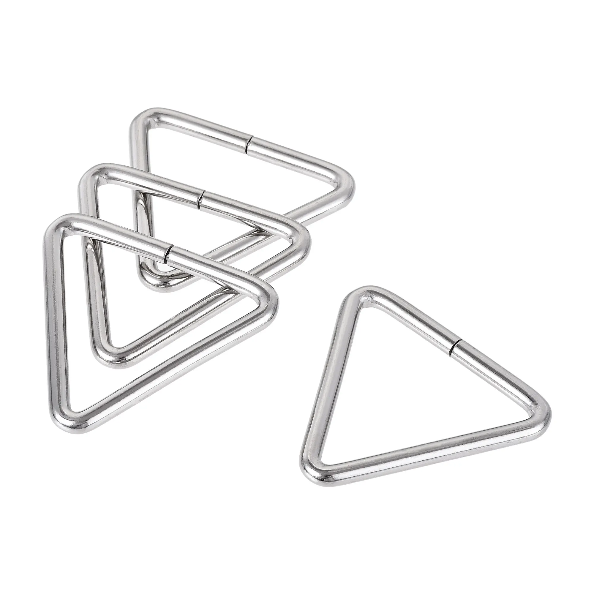 

Uxcell Metal Triangle Ring Buckle 2"(50mm) Inner Width for Strap Craft DIY 6 Pcs