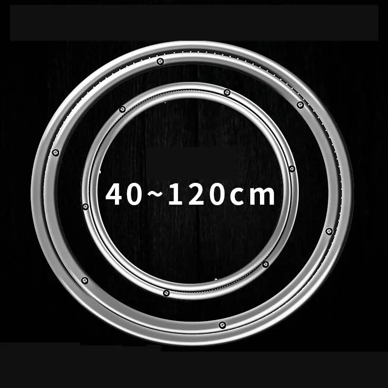 HQ SD01 40 120 см диаметр сплошной нержавеющей стали Lazy Susan Поворотный стол из