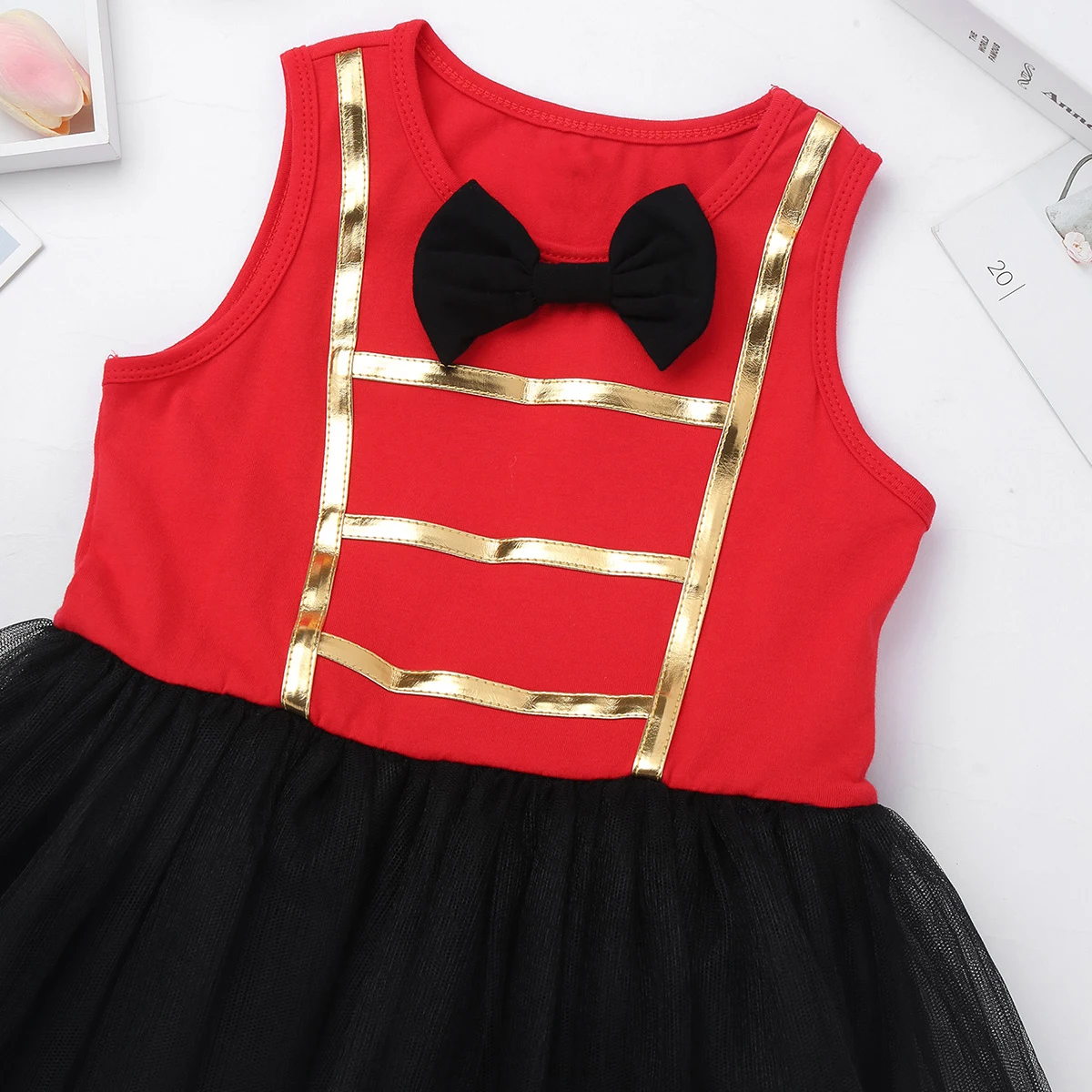 Детская сетчатая юбка пачка детские костюмы для косплея на Хэллоуин без рукавов