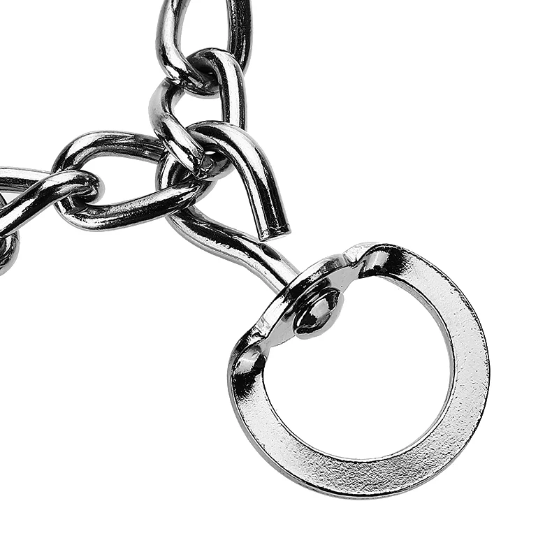 Металлический зажим для питомца регулируемый ошейник с цепочкой дрессировки