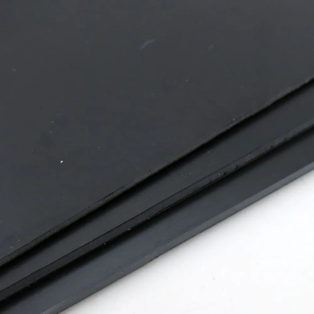 

1 piece of 0.5mm x 200mm x 200mm black ABS board, used for DIY model making materials, building model accessories