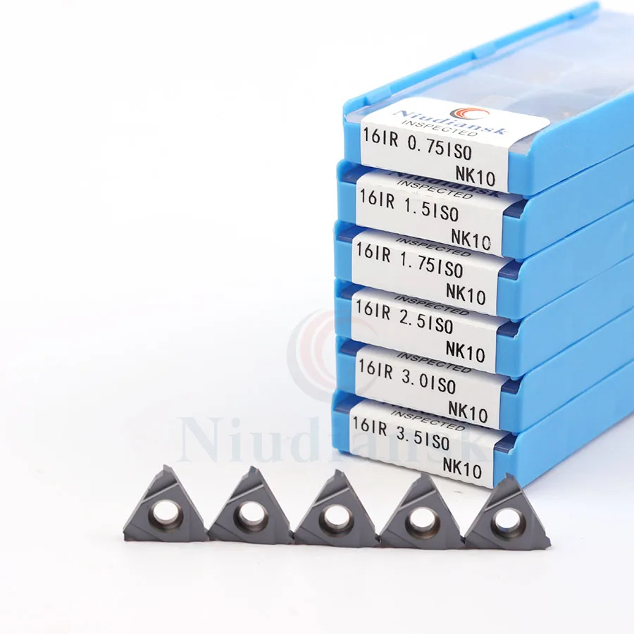 

16IR ISO 0.50 ISO 0.75 1.0 ISO 1.25 ISO 1.50 ISO 1.75 ISO 2.0 ISO NK10 carbide Insert CNC lathe Tools Thread turning Insert