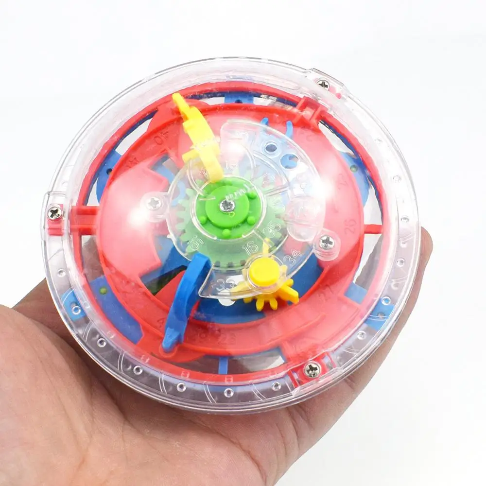 3D интеллект пазл шар лабиринт игры для детей Обучающие Металл игрушка деревянные