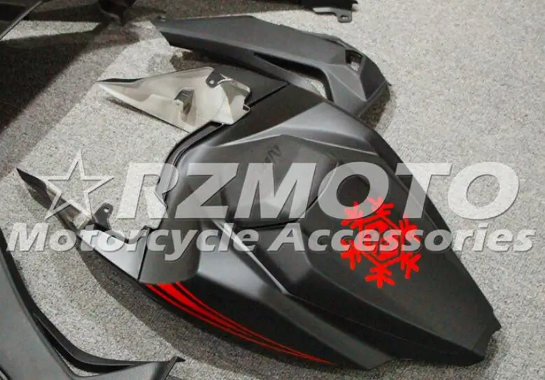Новые ABS Обтекатели для мотоцикла комплект подходит для kawasaki Ninja ZX-10R zx10r 10r 16 17 Пользовательские бесплатно черный матовый красный