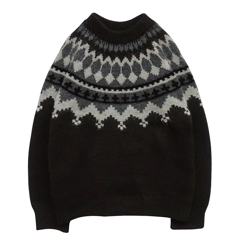 

Женский пуловер, свитер с длинным рукавом, милое и милое модное женское повседневное шикарное уличное пальто, универсальное теплое