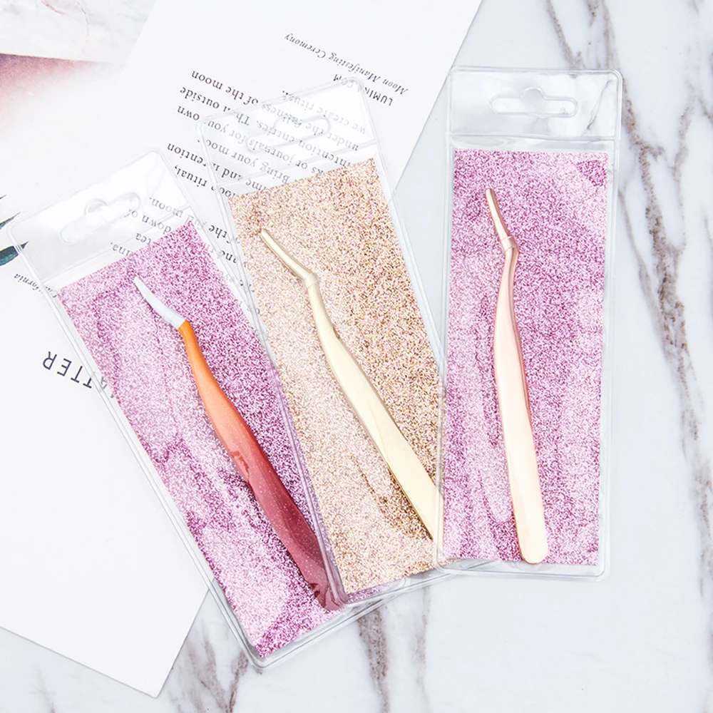 100/Упаковка оптовая продажа накладных ресниц Пинцет бигуди норковые ресницы