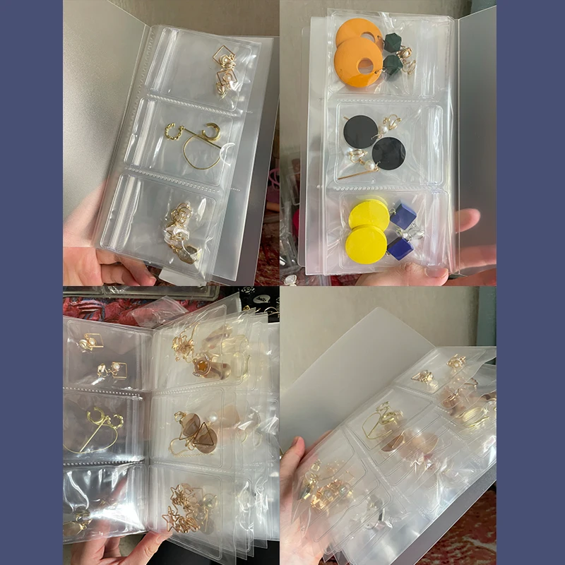 Альбом для фотографий ювелирных изделий книга браслет дисплей дорожная