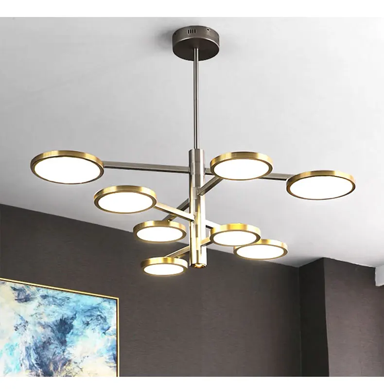 Люстра для гостиной современный роскошный светильник ресторана дизайнерская