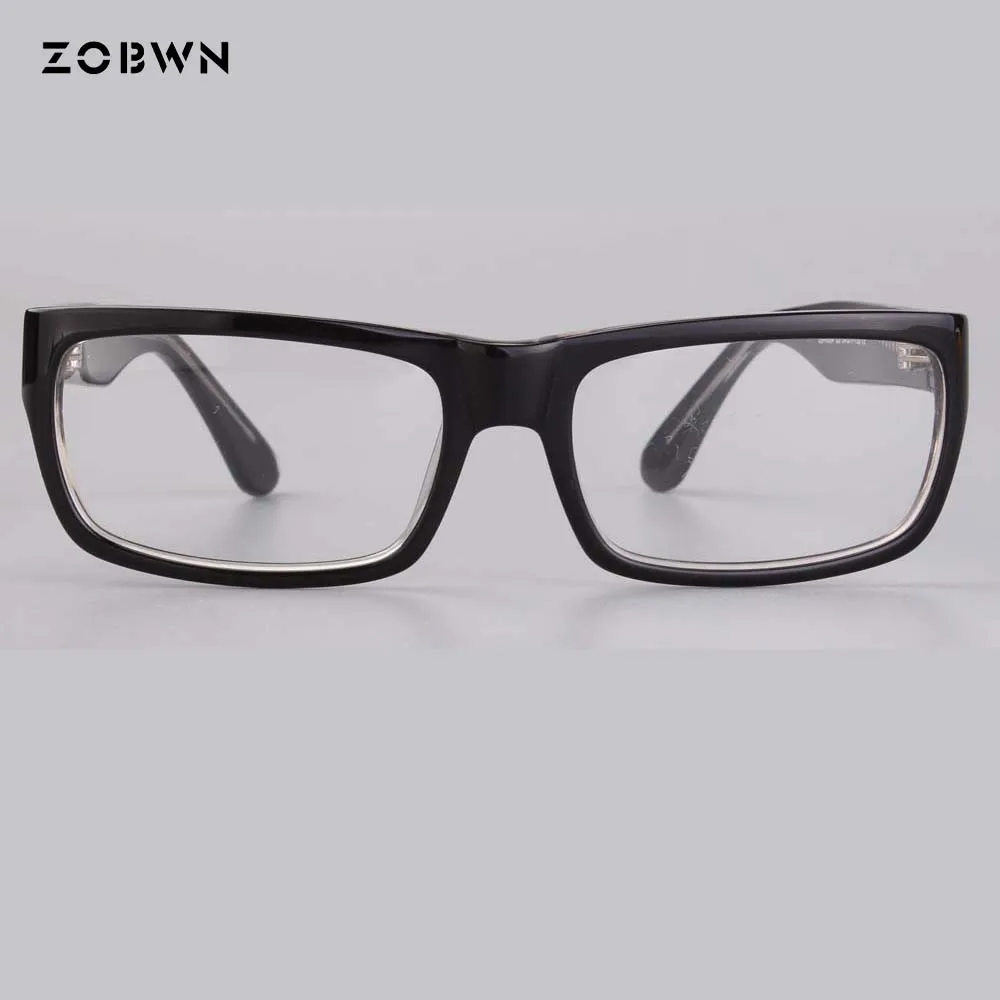 

Бизнес джентльмен очки мужские очки можно положить анти синие линзы и линзы для чтения прямоугольные Оки с диоптриями полный обод nerd оправа