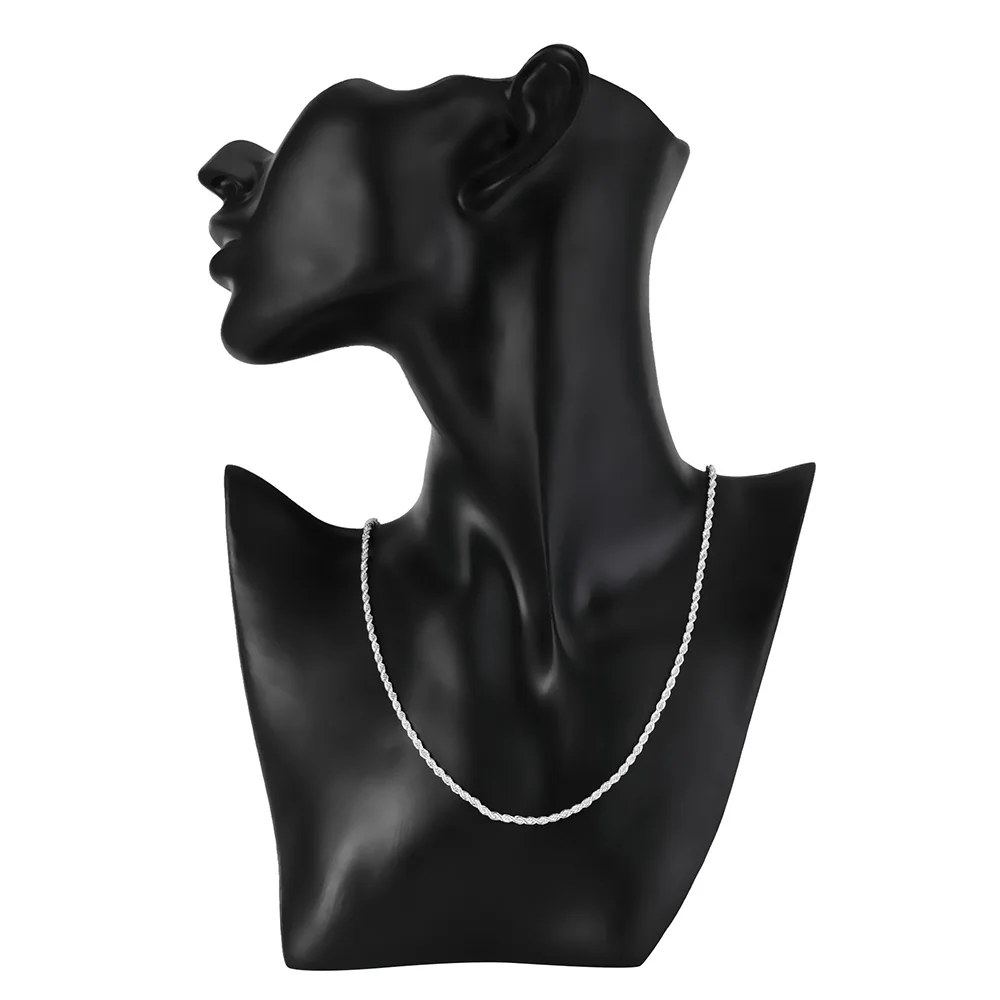 Цепочка из серебра 925 пробы 2 мм 16/18/20/22/24 дюйма