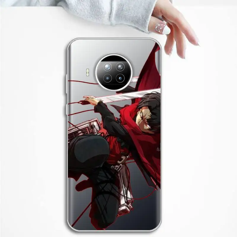 

Attack on Titan hot anime Phone Case Transparent for Xiaomi mi Redmi note 10 t 8 9 pro lite 11 Samsung S 8 9 10 20 plus ultra