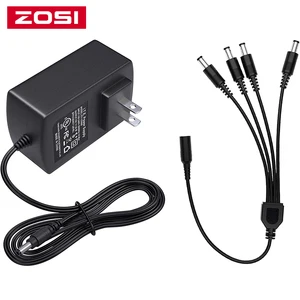 ZOSI DC 12V 2A EU US AU UK CCTV видео адаптер питания зарядное устройство для системы видеонаблюдения