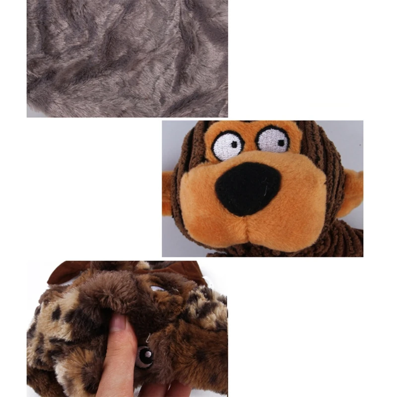 

5Pcs Squeaky Fun Dogs Animal Shape Toys Set Pet Dogs Squeaker Chew Teething Toys