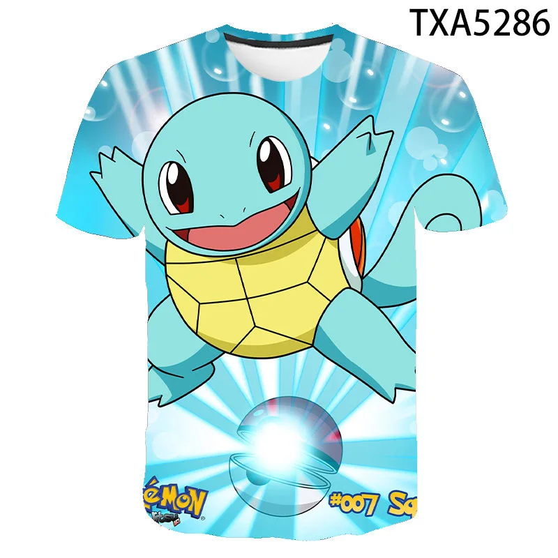 

Новые летние футболки с 3D-принтом, повседневные модные футболки с героями мультфильмов, аниме-игры для мужчин, женщин и детей, детские топы с...