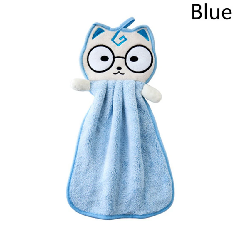 Милое мультяшное плотное полотенце с толстой микрофиброй для ванной мягкое рук