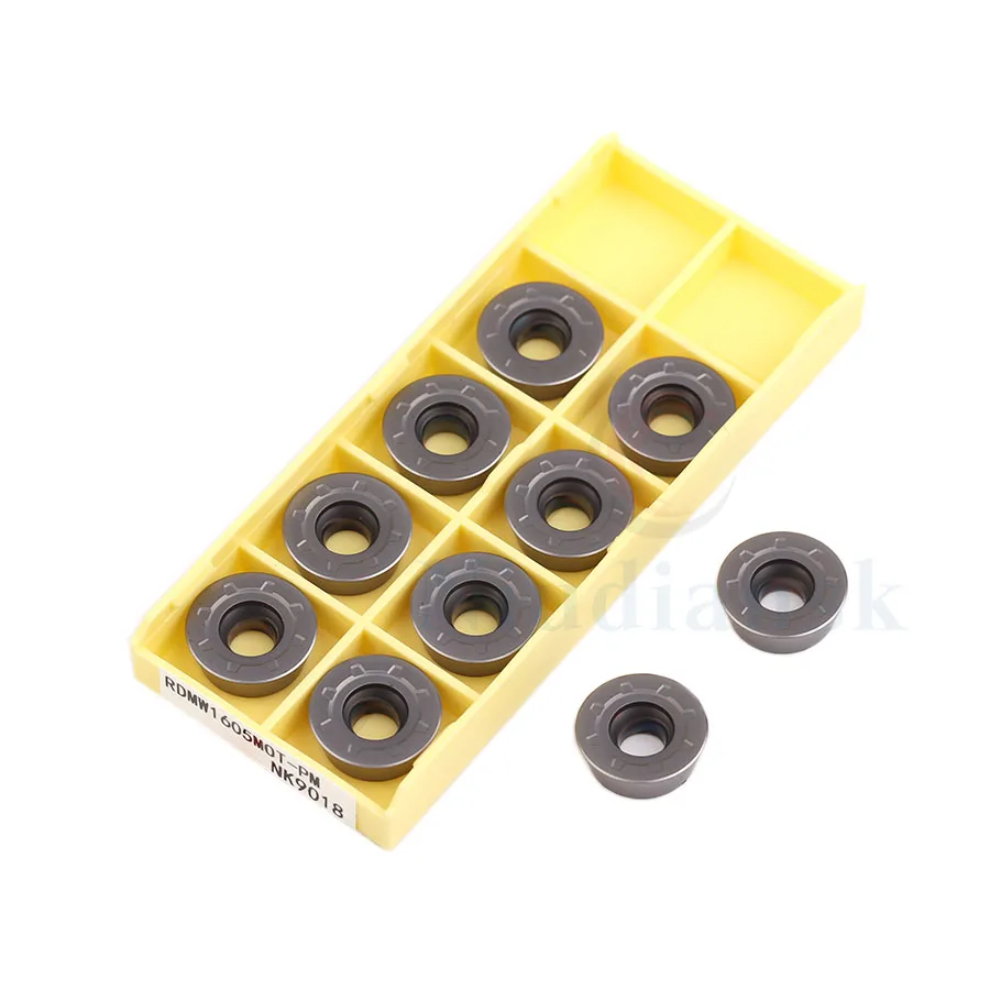 

10Pcs RDMW1204MOT-PM NK9018 Milling Cutter RDMW1605MOT-PM NK9018 Carbide Insert CNC Lathe Tool Stainless Steel Turning Tool RDMW