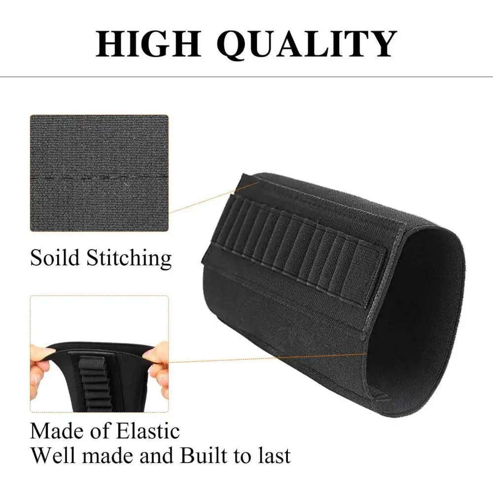 

14 rounds Ammo Holder Cartridge Shell Magazine Pouch 5.56 .223 .222 .38 5.45x39 7.62x39 .38 Caliber Gun Bullet Holders Hunting