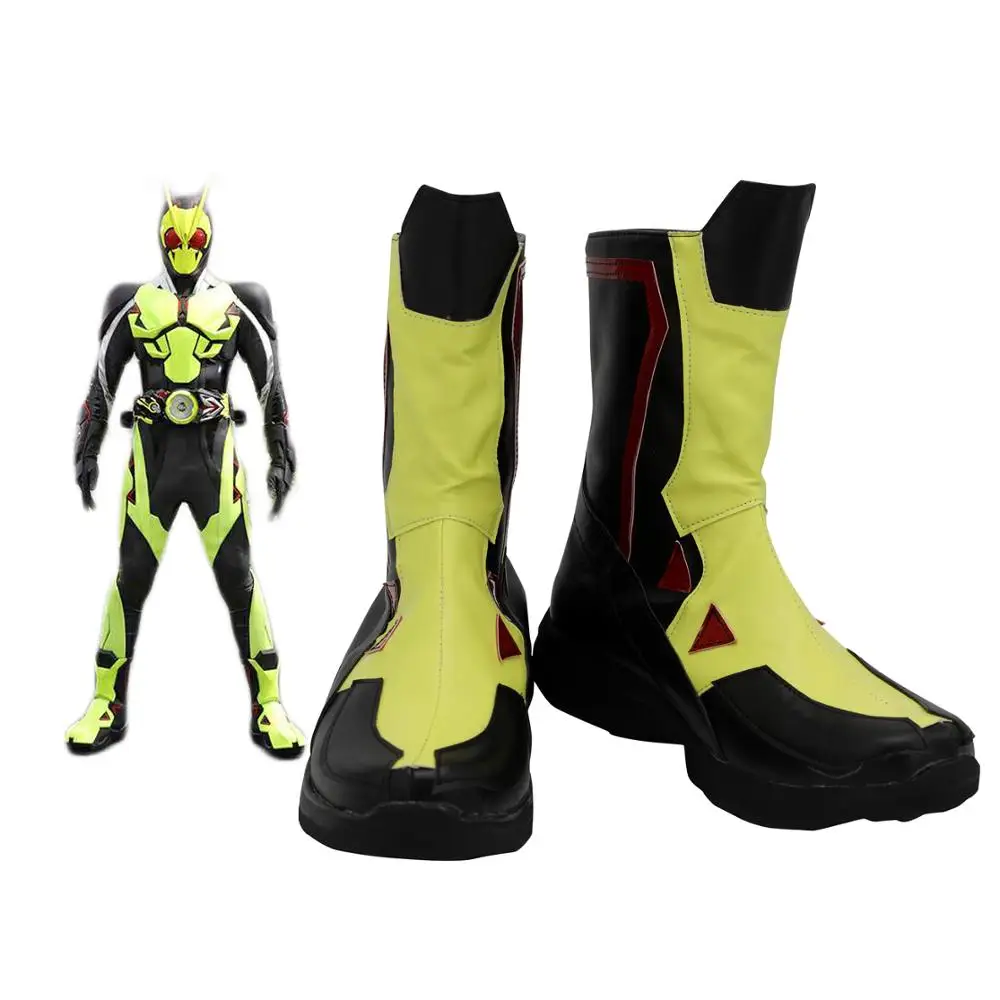 Кожаные ботинки для косплея Kamen Rider Zero-one на заказ унисекс | Тематическая одежда и