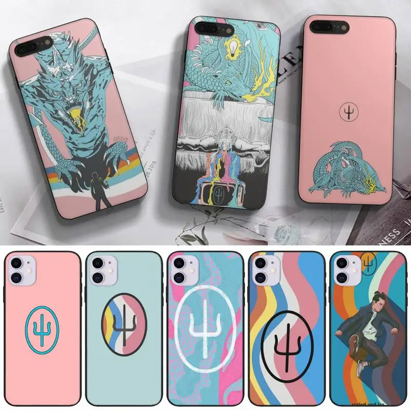 

SCALED AND ICY Twenty One Pilots Phone Case For Iphone 5 5s Se 2 6 6s 7 8 12 Mini Plus X XS XR 11 PRO MAX Black Shell