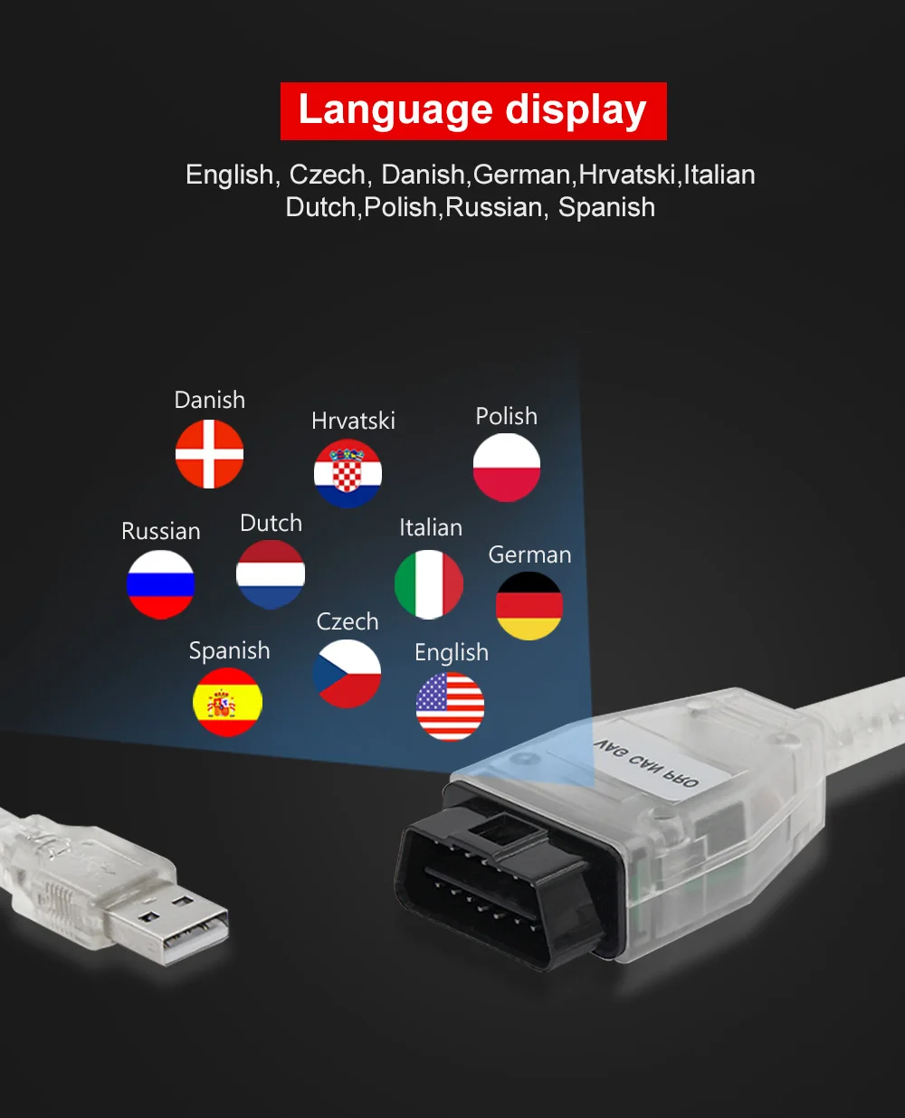 Для VAG CAN PRO чип FTDI Поддержка CAN BUS+ UDS+ K-Line SW версия 5.5.1 VAG CAN PRO V5.5.1 с FTDI FT245RL лучше, чем ODIS