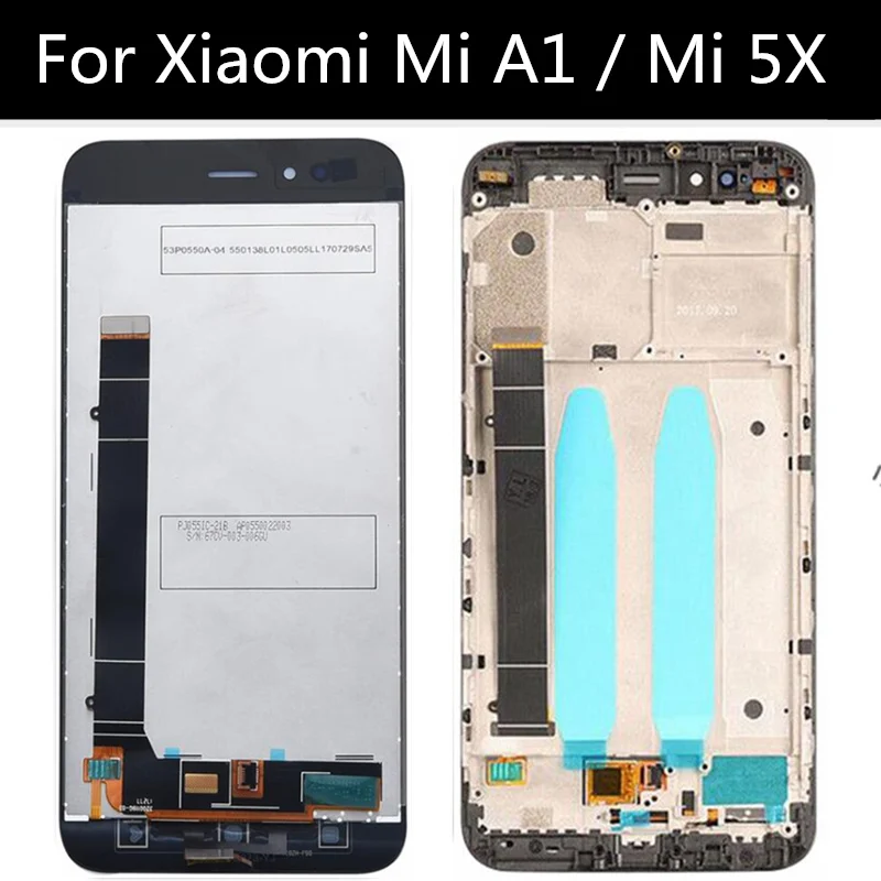 ЖК дисплей и сенсорный экран для Xiaomi MiA1 Mi A1 дигитайзер в сборе Сменные аксессуары